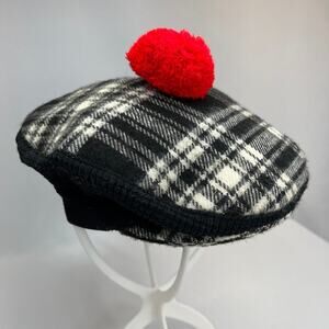 Vintage Walt Disney Productions Lochcarron 100% Wool Tam O Shanter Scottish Hat